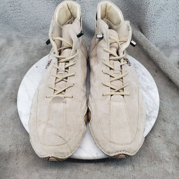 Cloohoo Shoes Mens EU 48 US 14 Tan Suede Ankle Chukka Boots - Picture 7 of 12